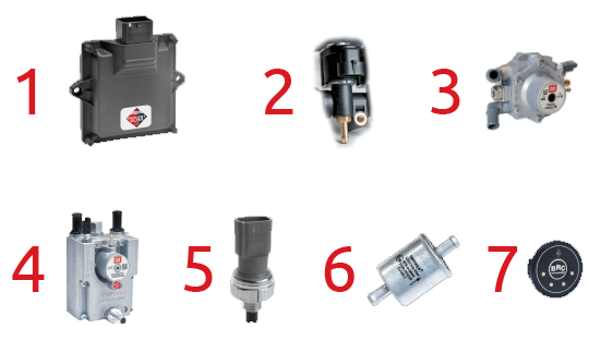 BRC ALBA 32 LPG Εξαρτήματα